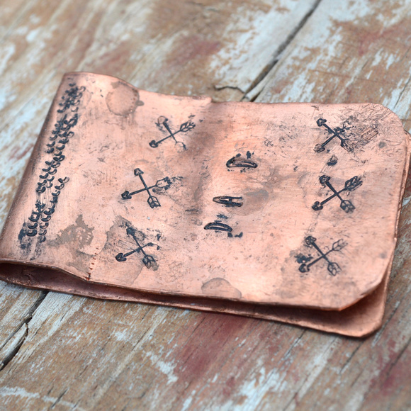 Conceptual Subculture Other - Rustic Dad Copper Money Clip Hand Stamped OOAK